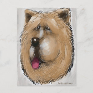 Carte Postale Chow Chow