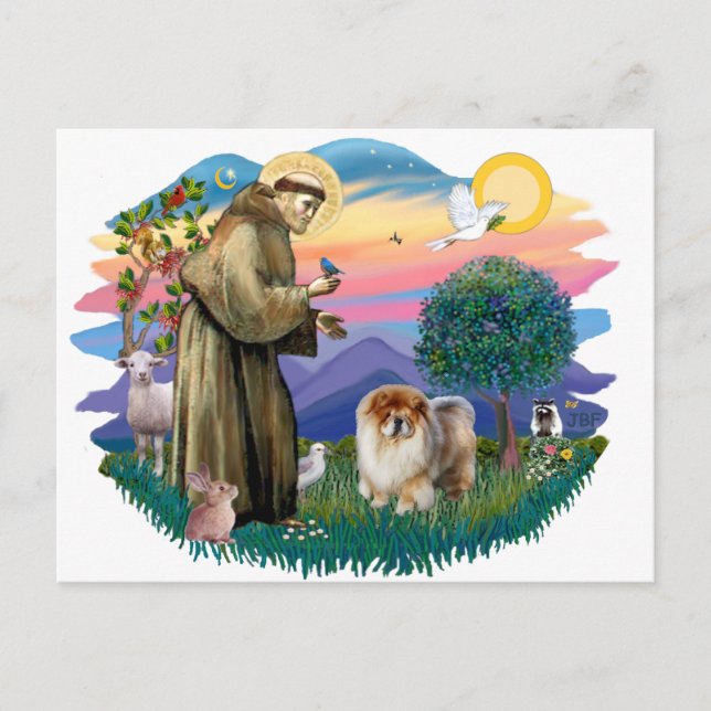 Carte Postale Chow Chow (B) (Devant)