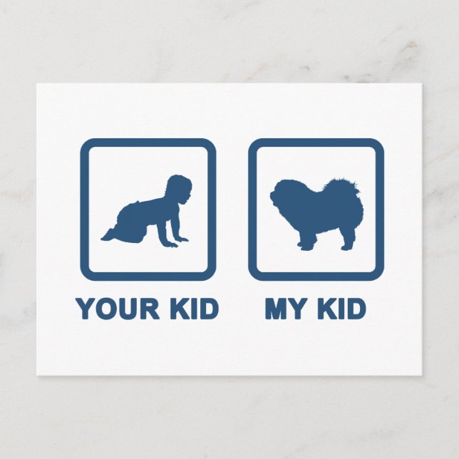 Carte Postale Chow Chow Rough-Coat (Devant)