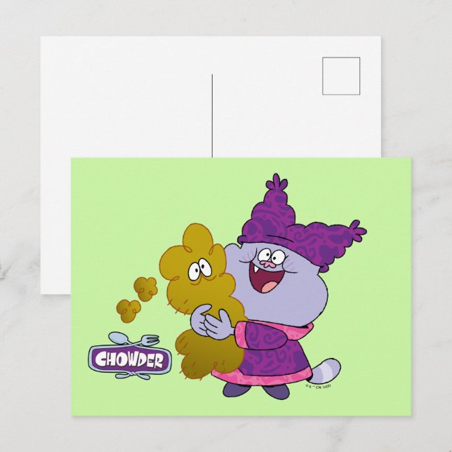 Carte Postale Chowder et Kimchi (Devant / Derrière)