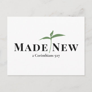 Carte postale chrétienne Rénovée | 2 Corinthiens 5