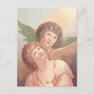 Carte Postale Chrétiens Deux Chérubins dans l'Église orthodoxe o