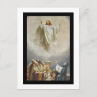 Christ Ascension au ciel observé par les apôtres