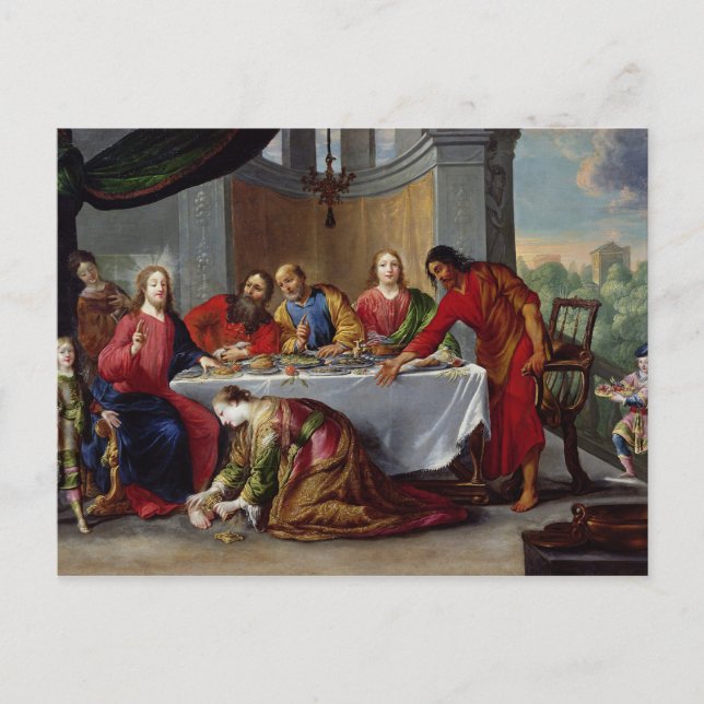 Carte Postale Christ dans la maison de Simon le pharisien (Devant)