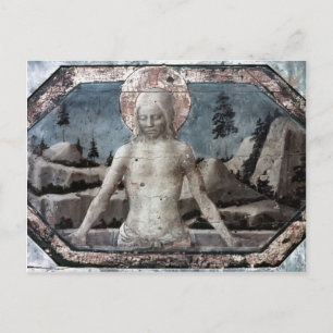 Carte Postale Christ dans la tombe par Jacopo Bellini
