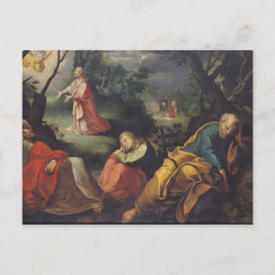 Carte Postale Christ dans le jardin des Oliviers, 1625