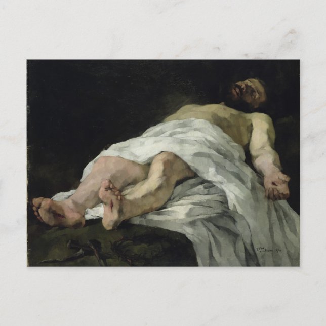 Carte Postale Christ descendu de la Croix, 1874 (Devant)