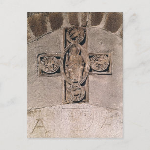 Carte Postale Christ en majesté avec les symboles de
