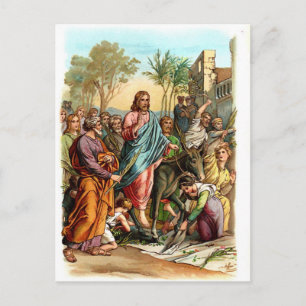 Carte Postale Christ Entering Jérusalem