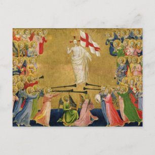 Carte Postale Christ glorifié dans la Cour du Ciel, 1423-24