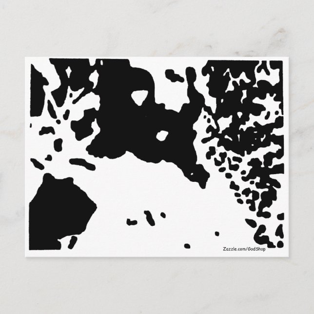 Carte Postale Christ in the snow (Devant)