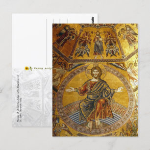 Carte Postale Christ le Juge, Florence, Italie -