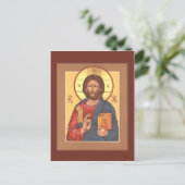Carte postale Christ Pantocrator (Debout devant)