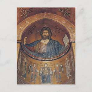 Carte Postale Christ Pantocrator et la Vierge