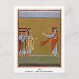Carte Postale Christ Par Maître De L'École De Reichenau