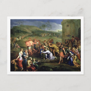 Carte Postale Christ portant la croix, 1684 (huile sur toile)