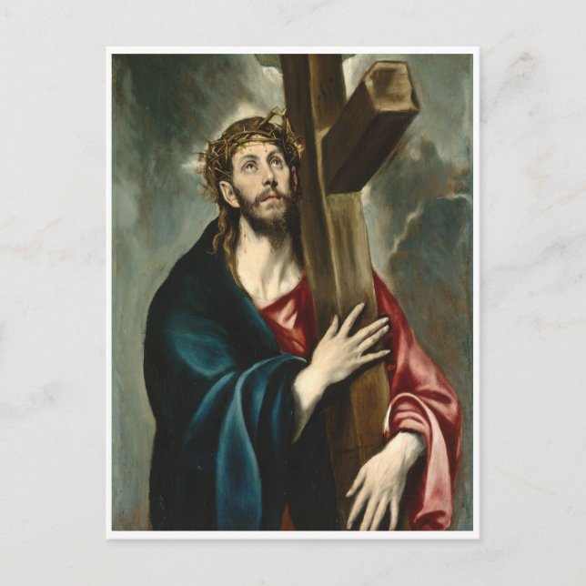 Carte Postale Christ portant la croix, El Greco (Devant)