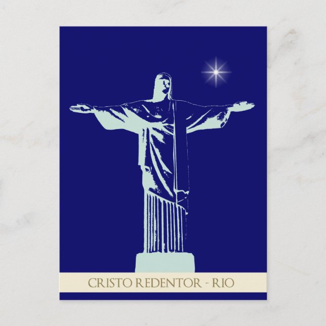 Carte Postale Christ Rio de Janeiro (Devant)