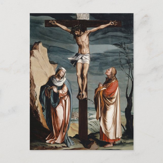 Carte Postale Christ sur la croix par Jacob Clauser Workshop (Devant)