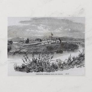Carte Postale Christchurch, Canterbury Colony, Nouvelle-Zélande