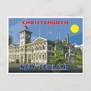 Carte Postale Christchurch, Visit New Zealand