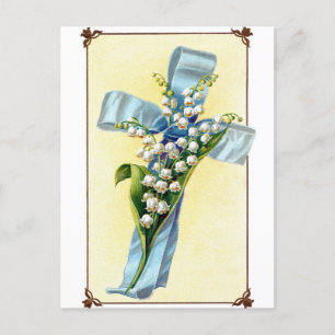 Carte postale Christian Blue Ribbon Cross