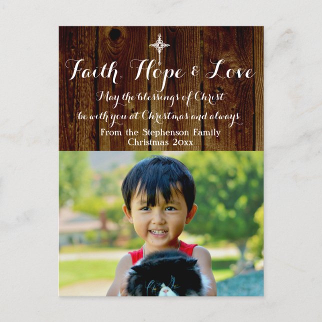 Carte postale Christian Christmas Holiday (Devant)