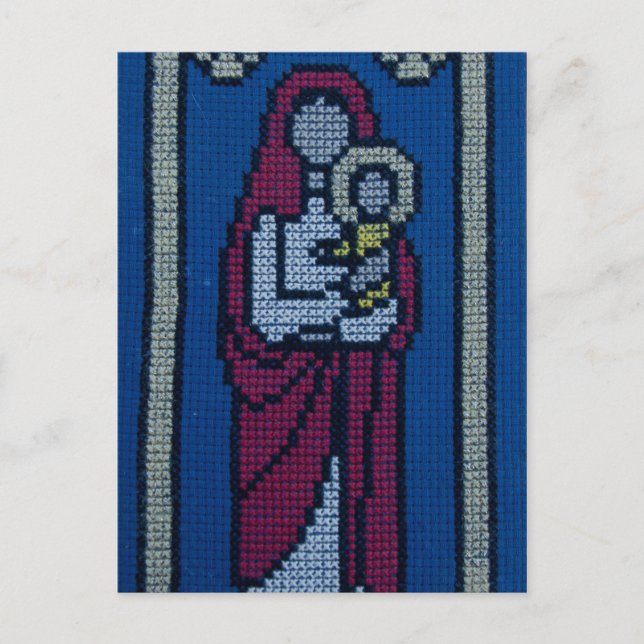 Carte Postale Christian embroidery (Devant)