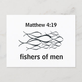 Carte Postale Christian | Matthieu 4:19