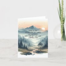 Carte postale Christian Watercolor