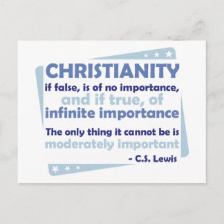 Carte Postale Christianisme - D'une importance infinie