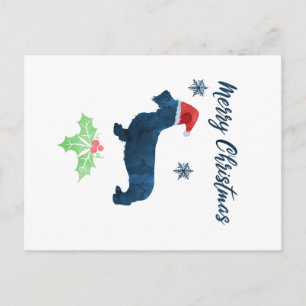 Carte Postale Christmas Dachshund