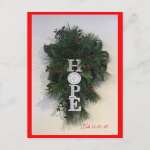 Carte postale Christmas Hope - personnaliser