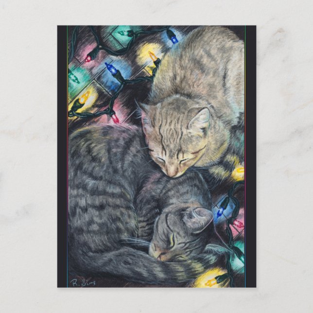 Carte postale Christmas Kitties (Devant)