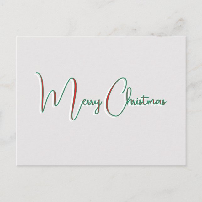 Carte Postale Christmas Postcard (Devant)