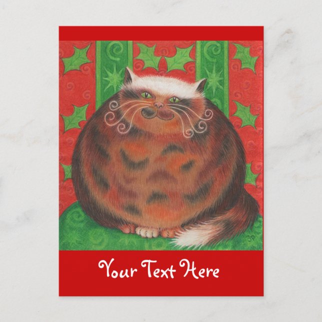 Carte postale Christmas Pud 'Your Text' (Devant)