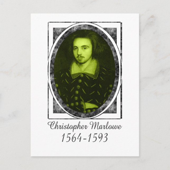 Carte Postale Christopher Marlowe (Devant)