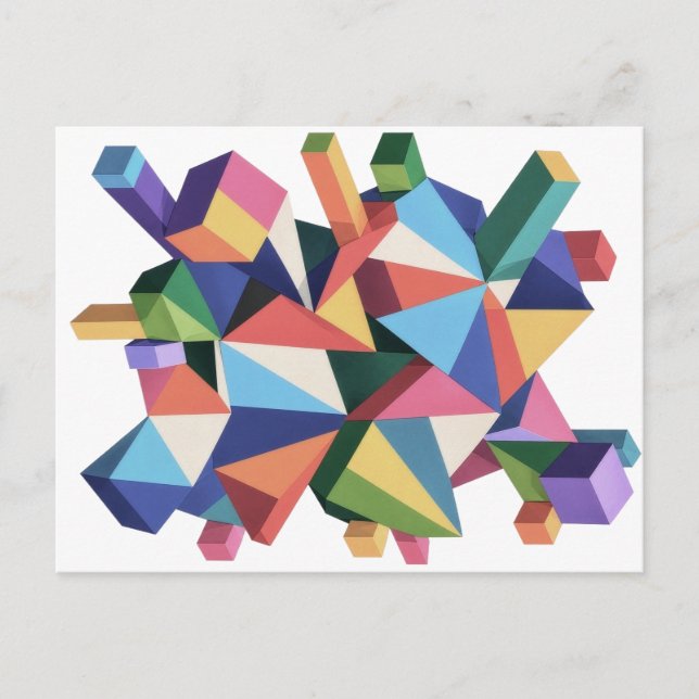 Carte Postale Chromatic Fragment Field (Devant)