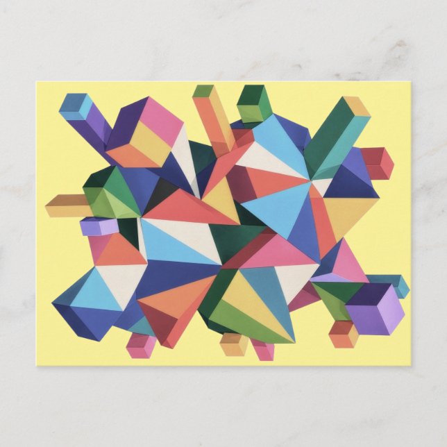 Carte Postale Chromatic Fragment Field (Devant)