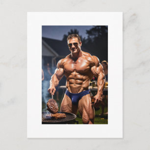 Carte Postale Chroniques Speedo : Mode Bête BBQ