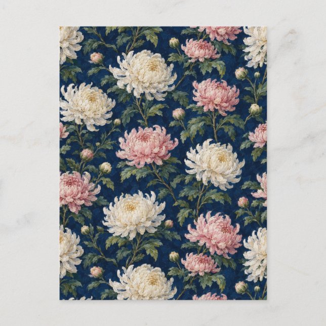 Carte Postale Chrysanthème (Devant)