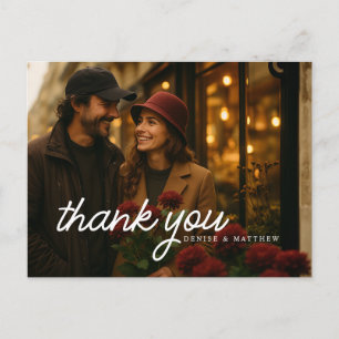 Carte Postale Chrysanthème romantique sur fond rose arachnéen