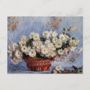Carte Postale Chrysanthèmes - Claude Monet