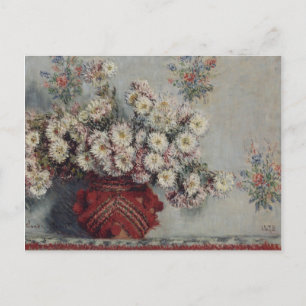 Carte Postale Chrysanthèmes - Claude Monet