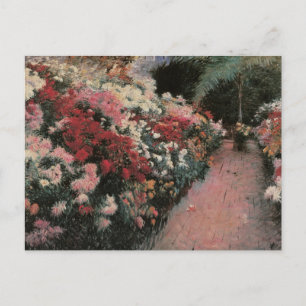 Carte Postale Chrysanthèmes par Dennis Bunker Miller, Beaux-arts