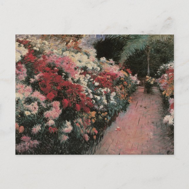 Carte Postale Chrysanthèmes par Dennis Bunker Miller, Beaux-Arts (Devant)
