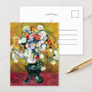 Carte Postale Chrysanthèmes Renoir