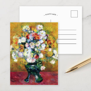 Carte Postale Chrysanthèmes   Renoir