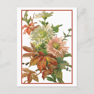 Carte Postale Chrysanthemum Art d'automne