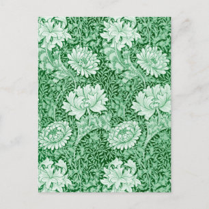 Carte Postale Chrysanthemum Green, William Morris